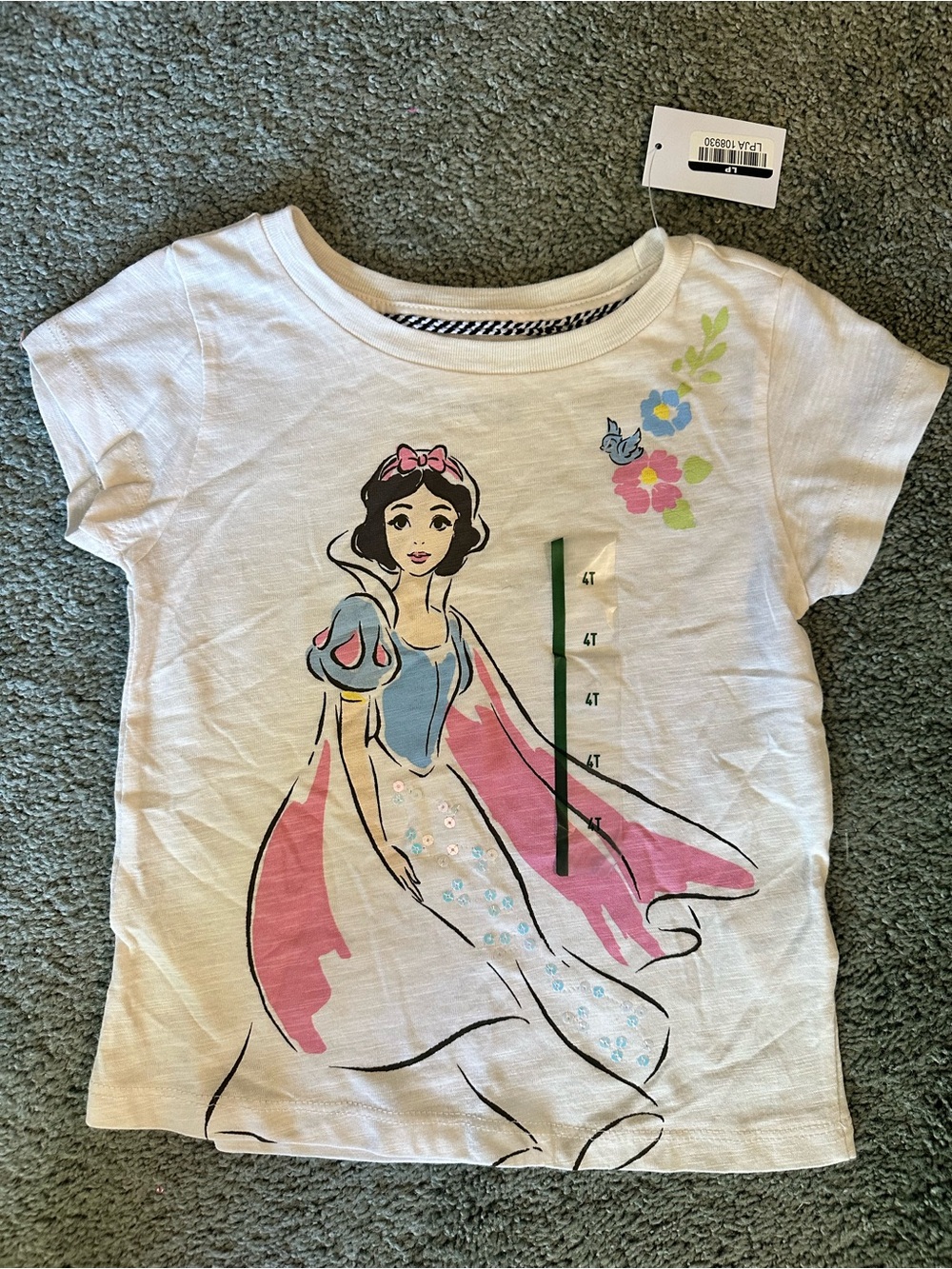 Disney Princess Snow White Graphic Tee 4T NWT